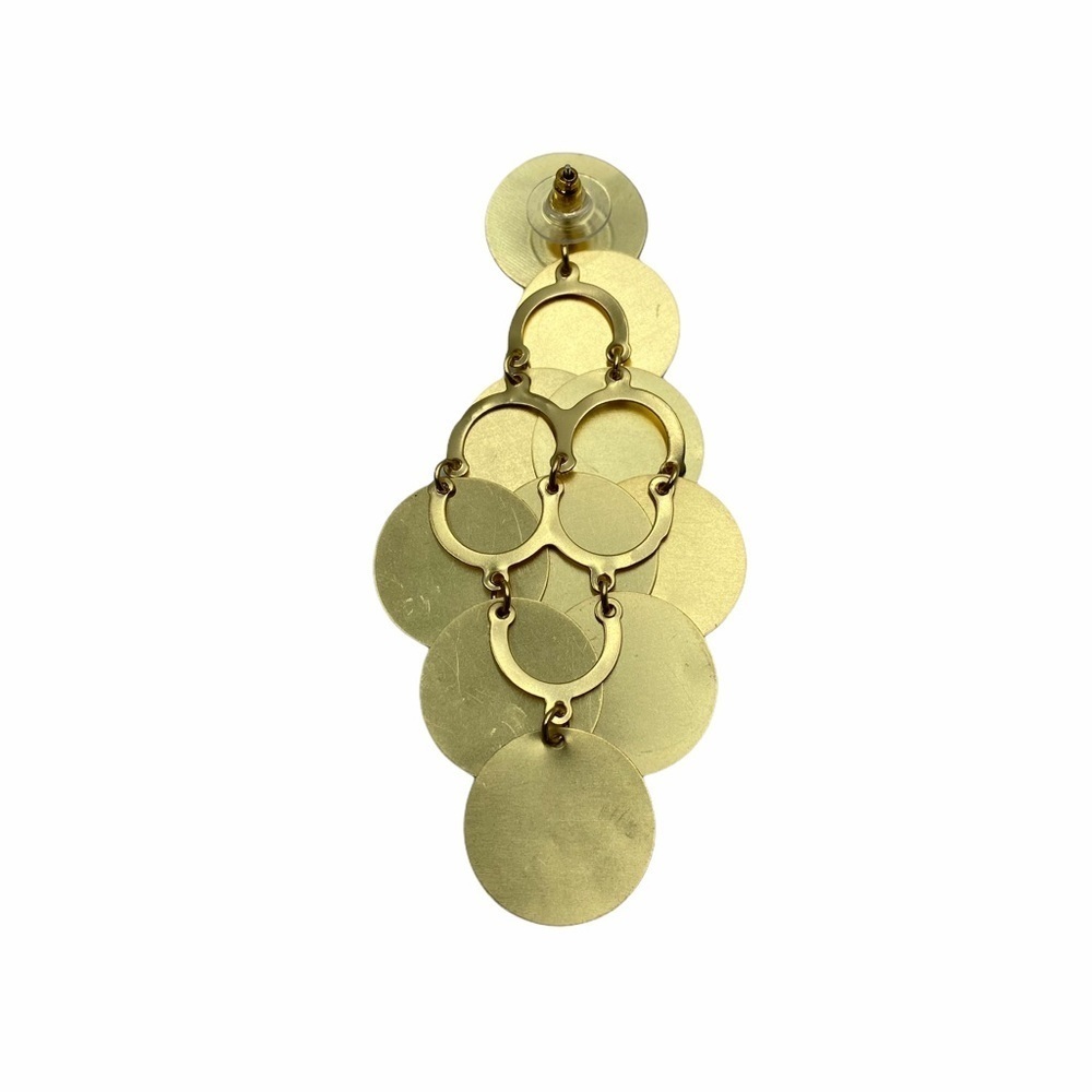 EVERRI Gold Disc Dangle Post Earrings - Picture 3 of 5